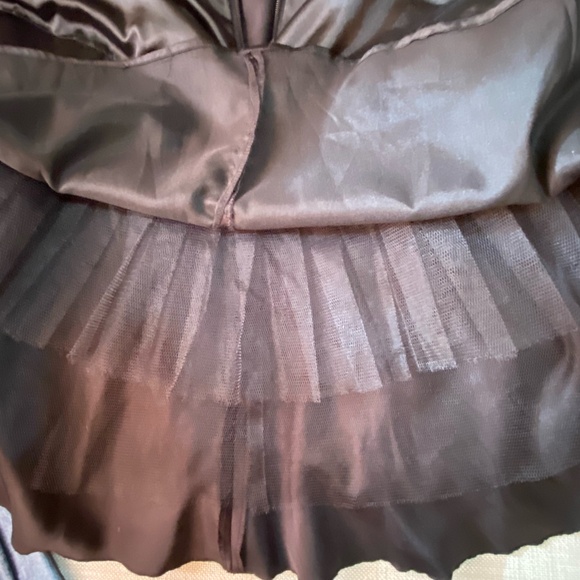 Chi Chi London Black Lace Crinoline Flare Holiday Party Event Dress- Sz-20 - Picture 9 of 16